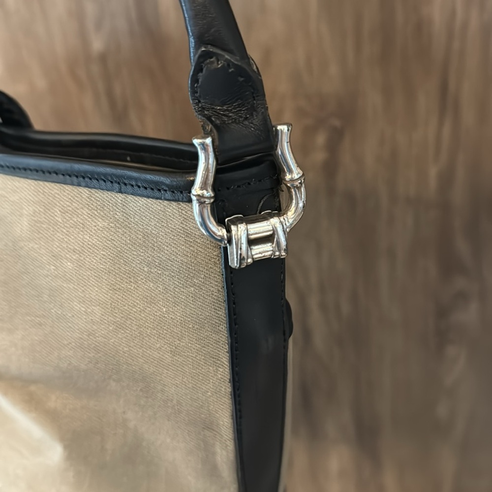 Vintage Brighton Canvas and Leather Shoulder Bag - Picture 5 of 7